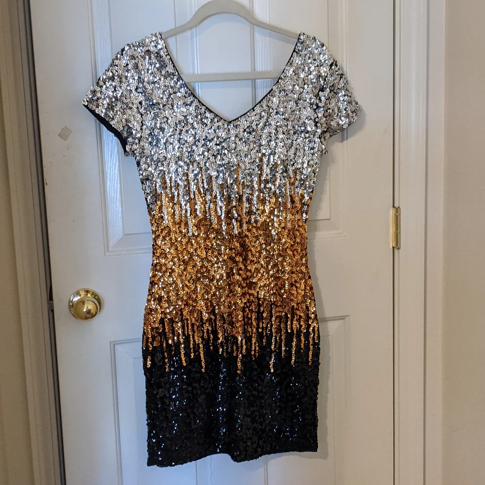 Sequin Glitter Dress - Picture 1 of 10